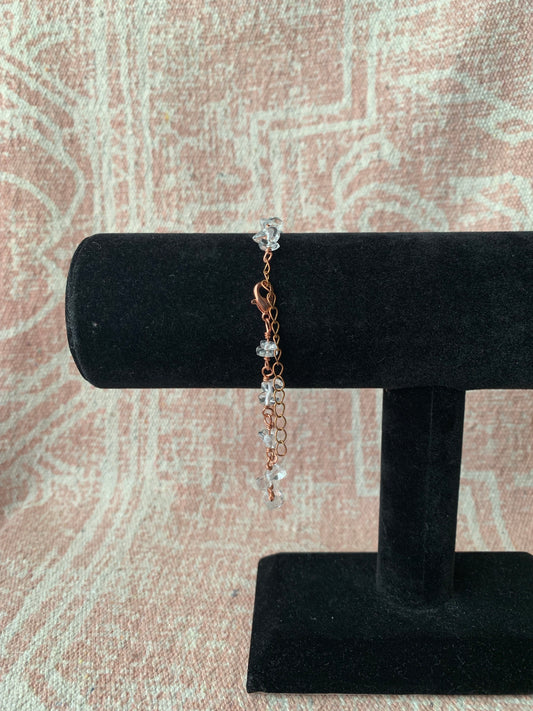 Clear Quartz Anklet