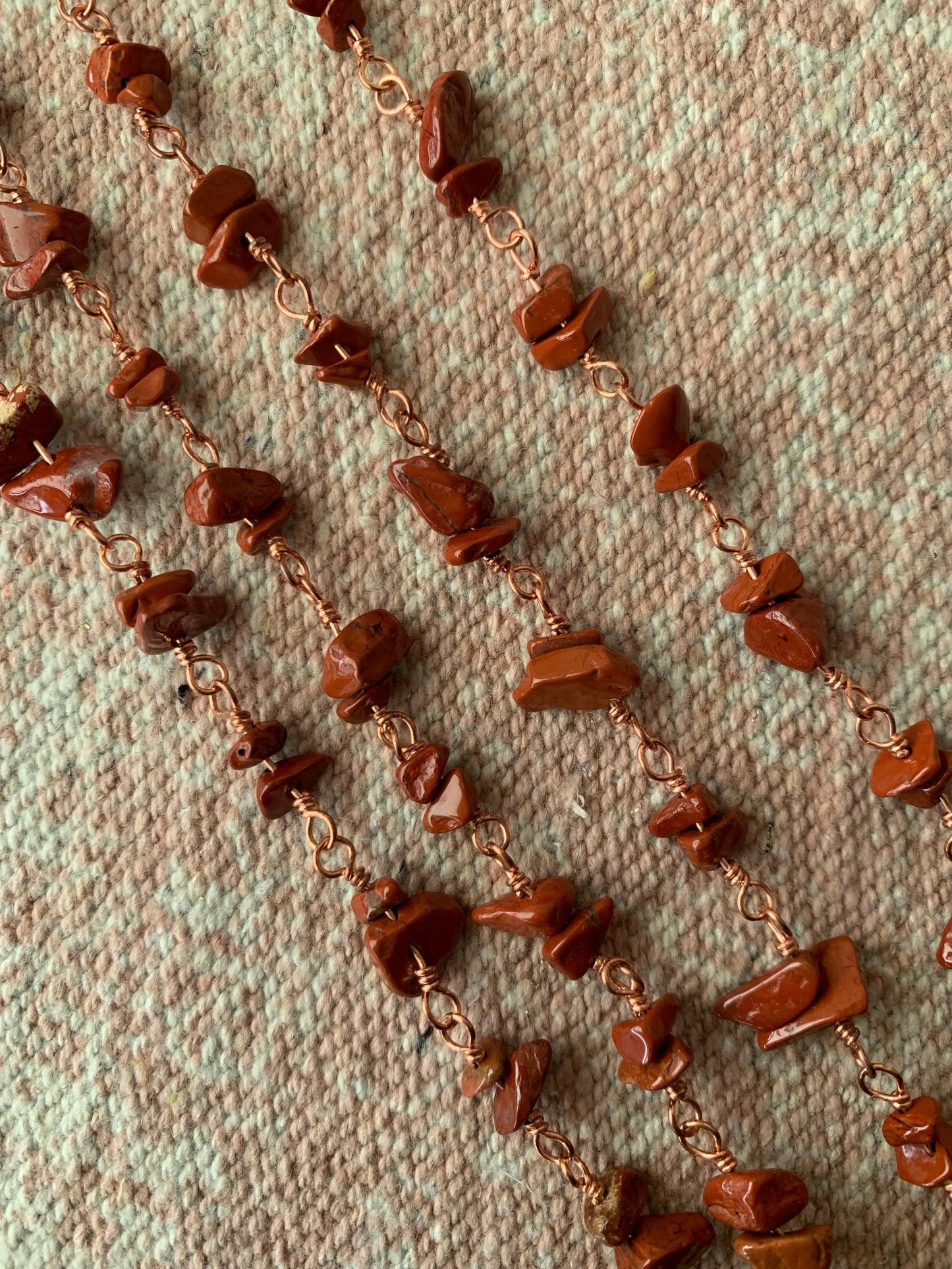 Red Jasper Anklet