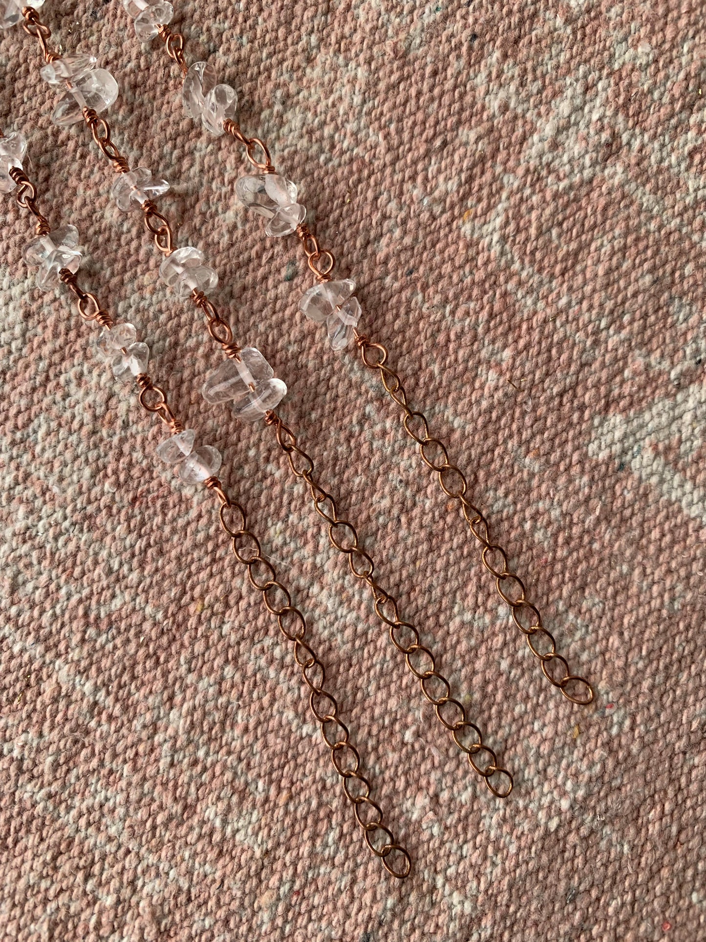 Clear Quartz Bracelet Link