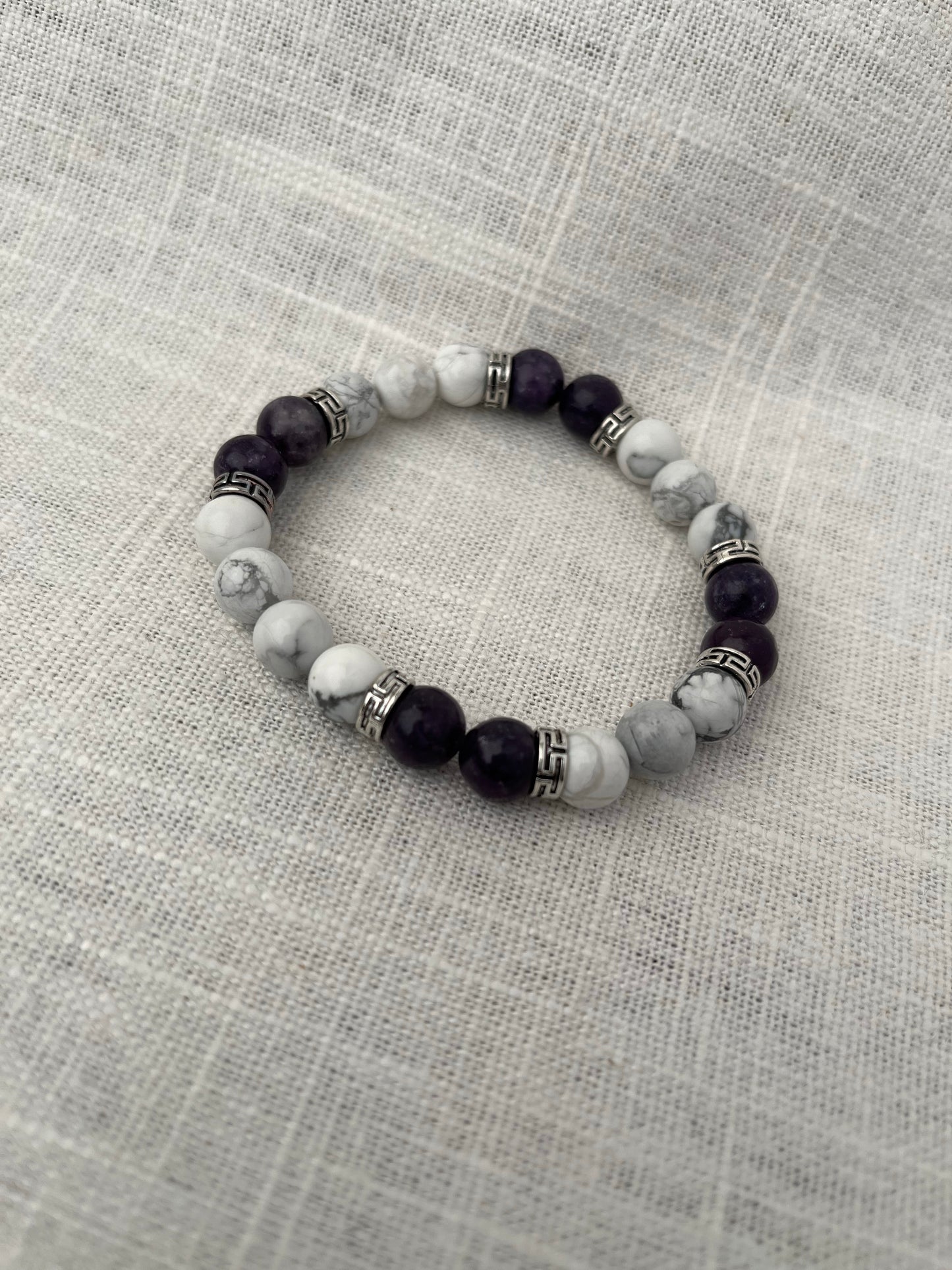 Howlite with Lepidolite Bracelet