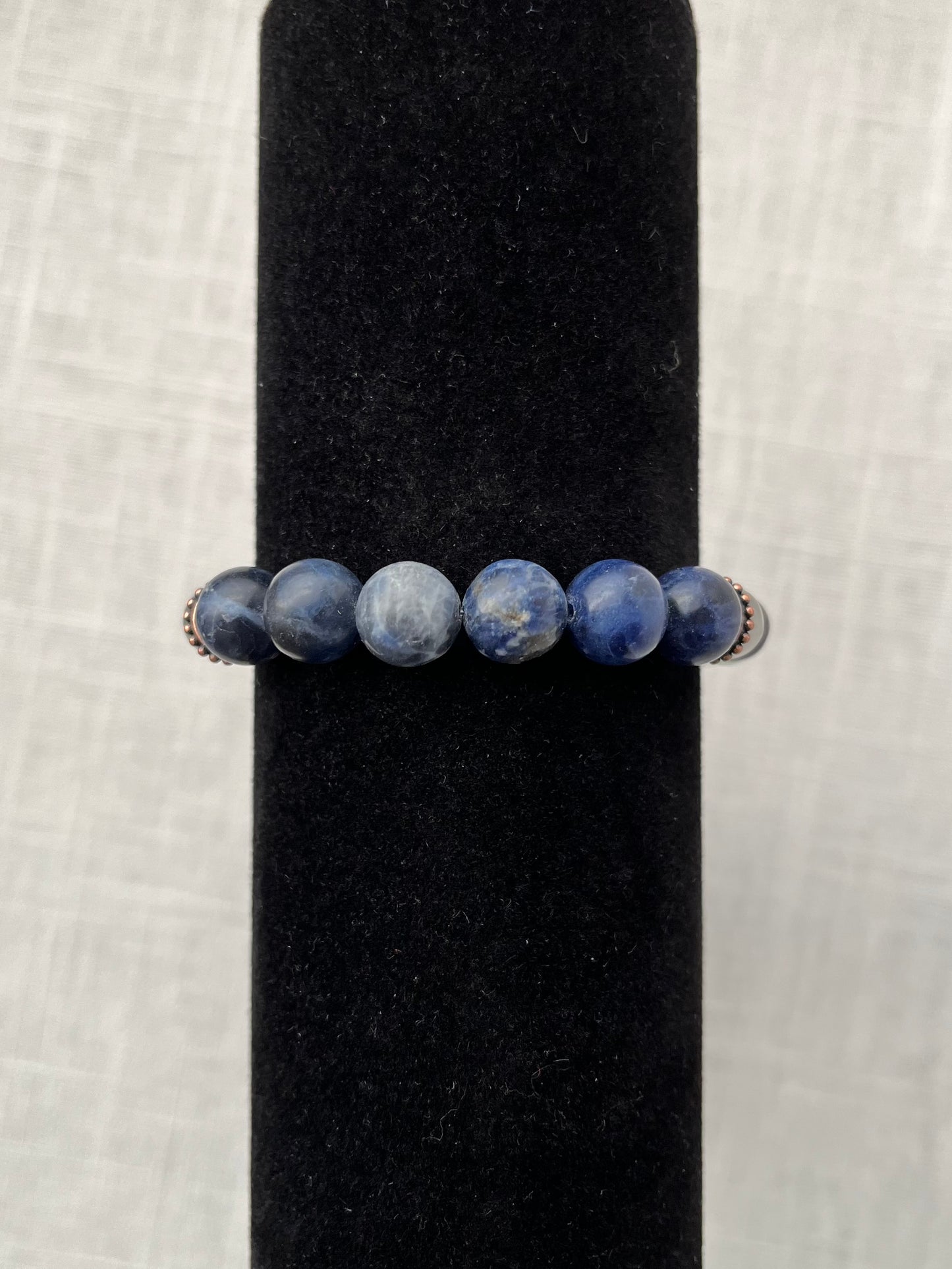 Large Fluorite with Sodalite Bracelet