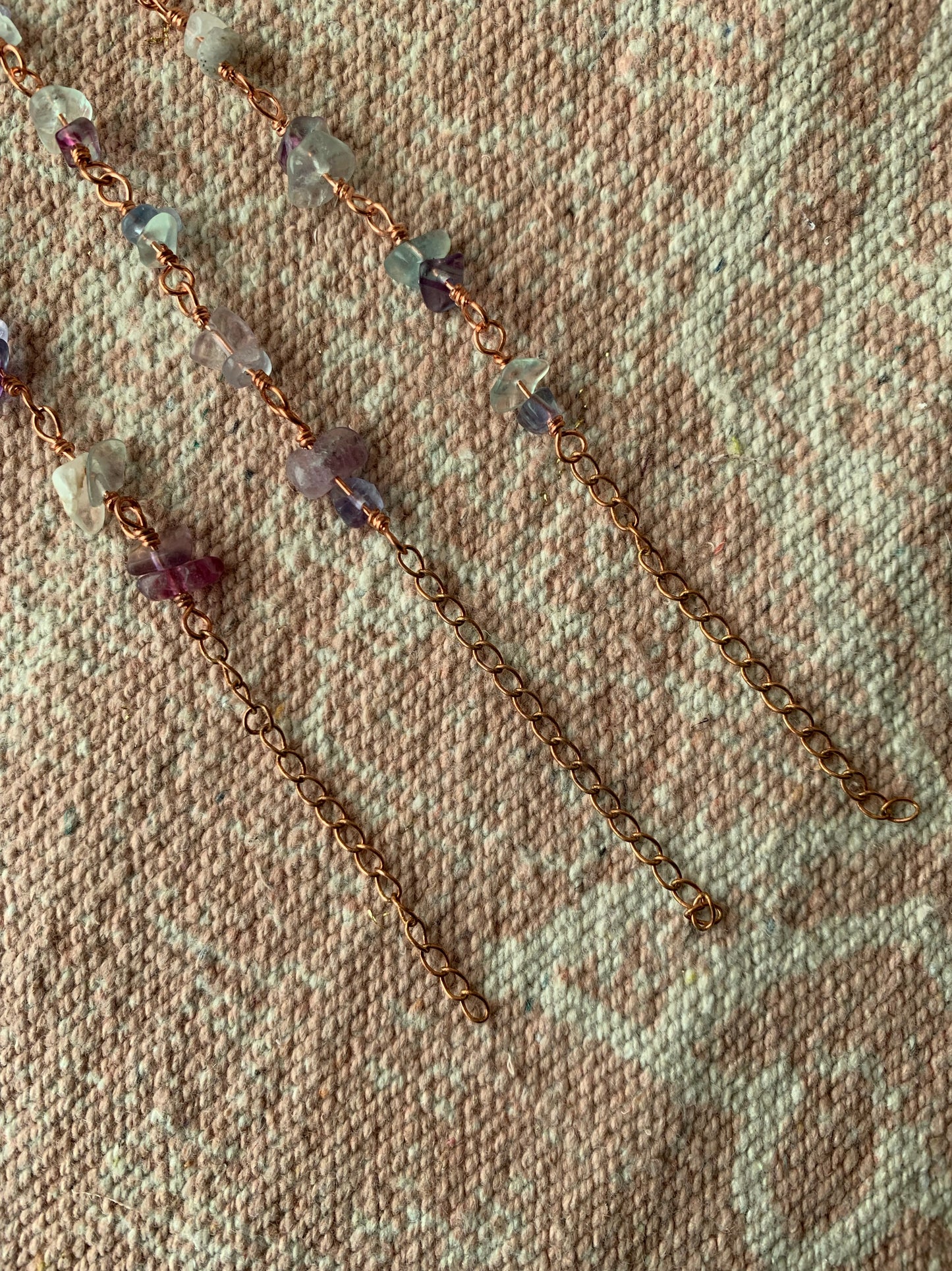Fluorite Bracelet Link