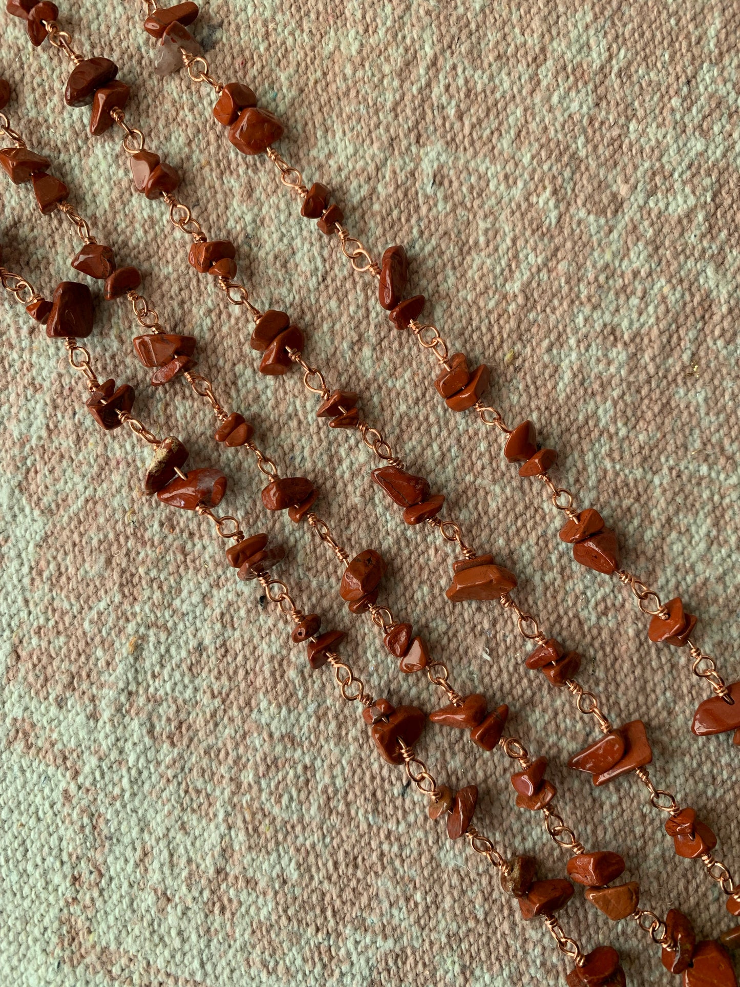 Red Jasper Anklet