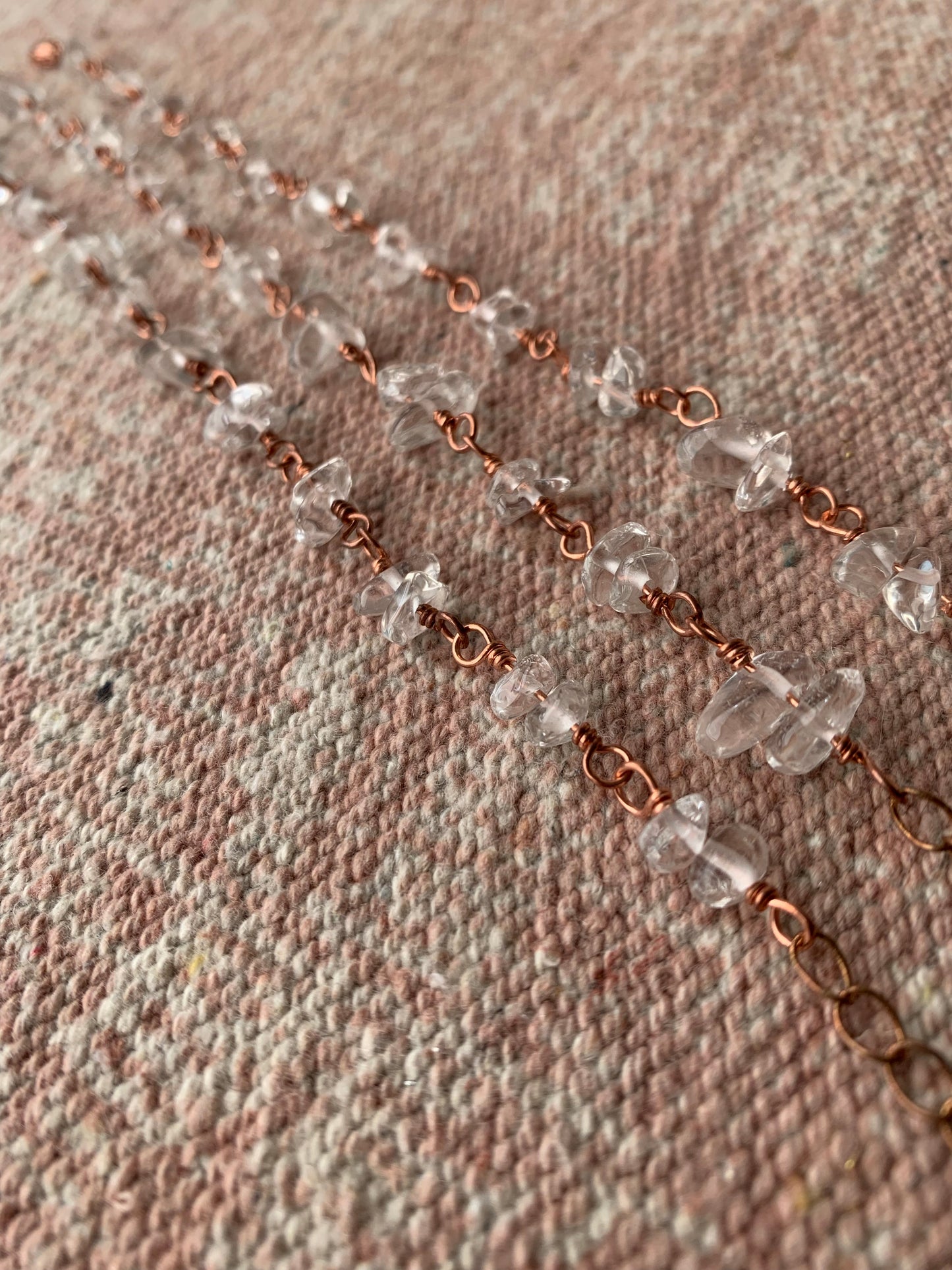 Clear Quartz Bracelet Link
