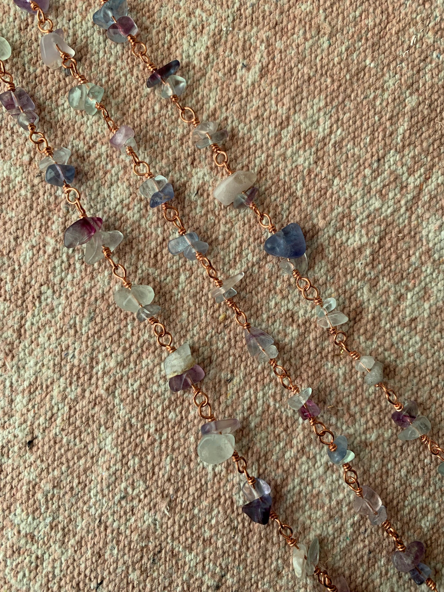 Fluorite Bracelet Link