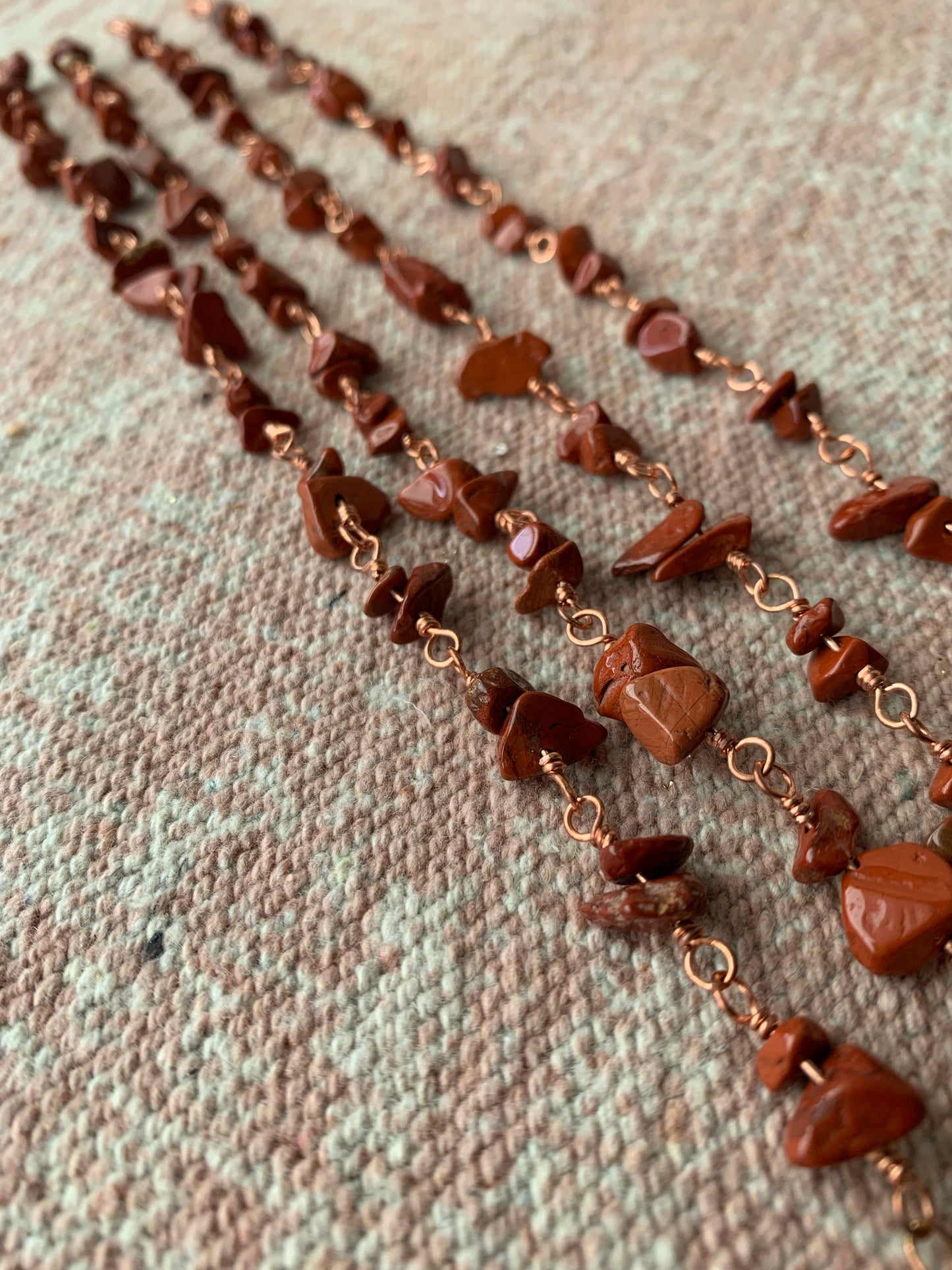 Red Jasper Anklet