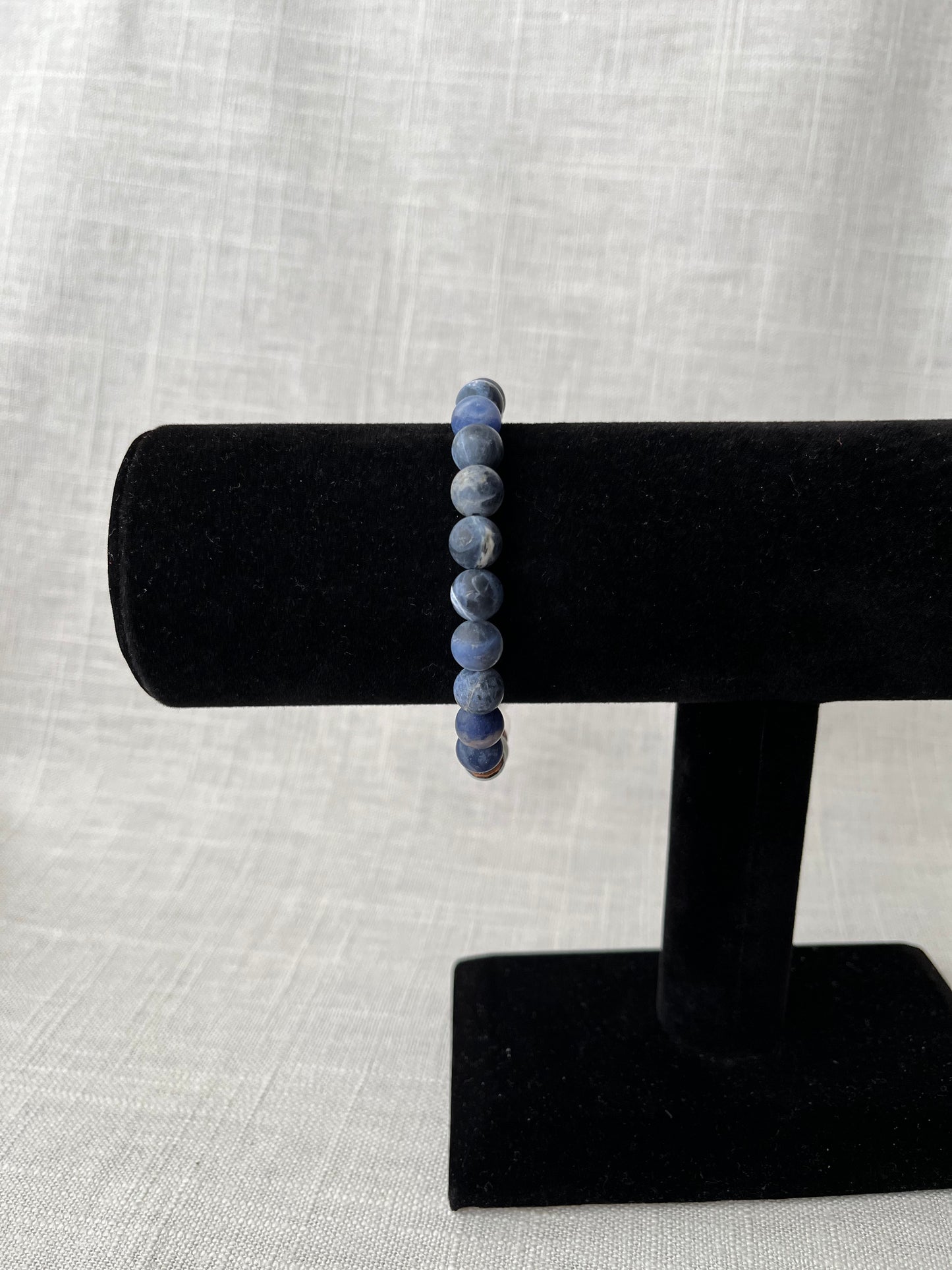Large Sodalite with Clear Quartz & Amazonite Bracelet
