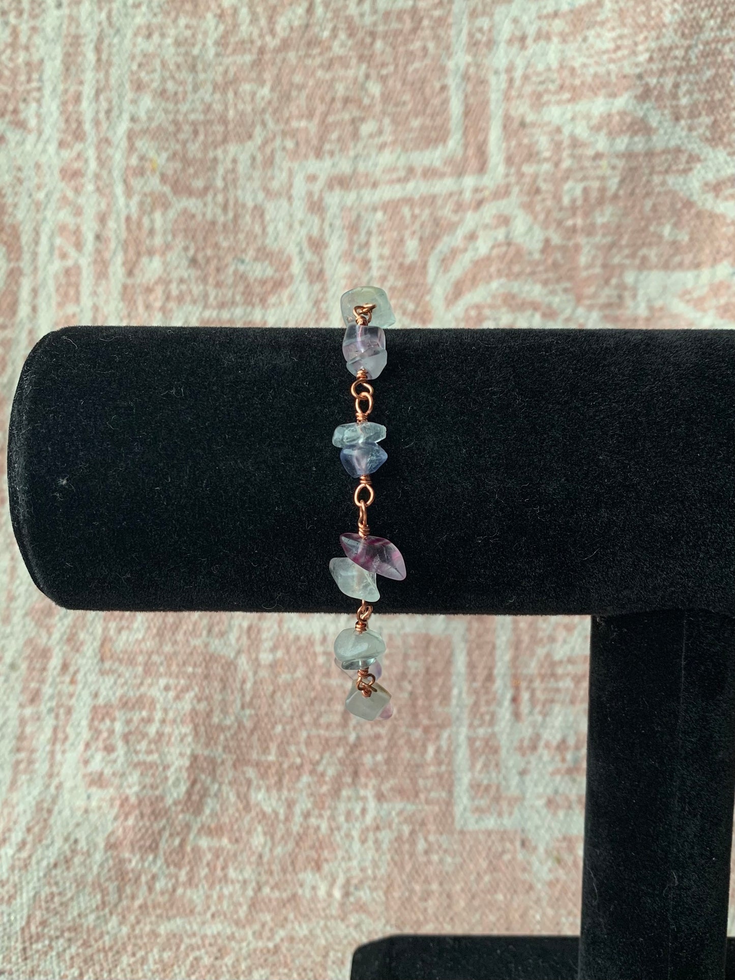 Fluorite Bracelet Link