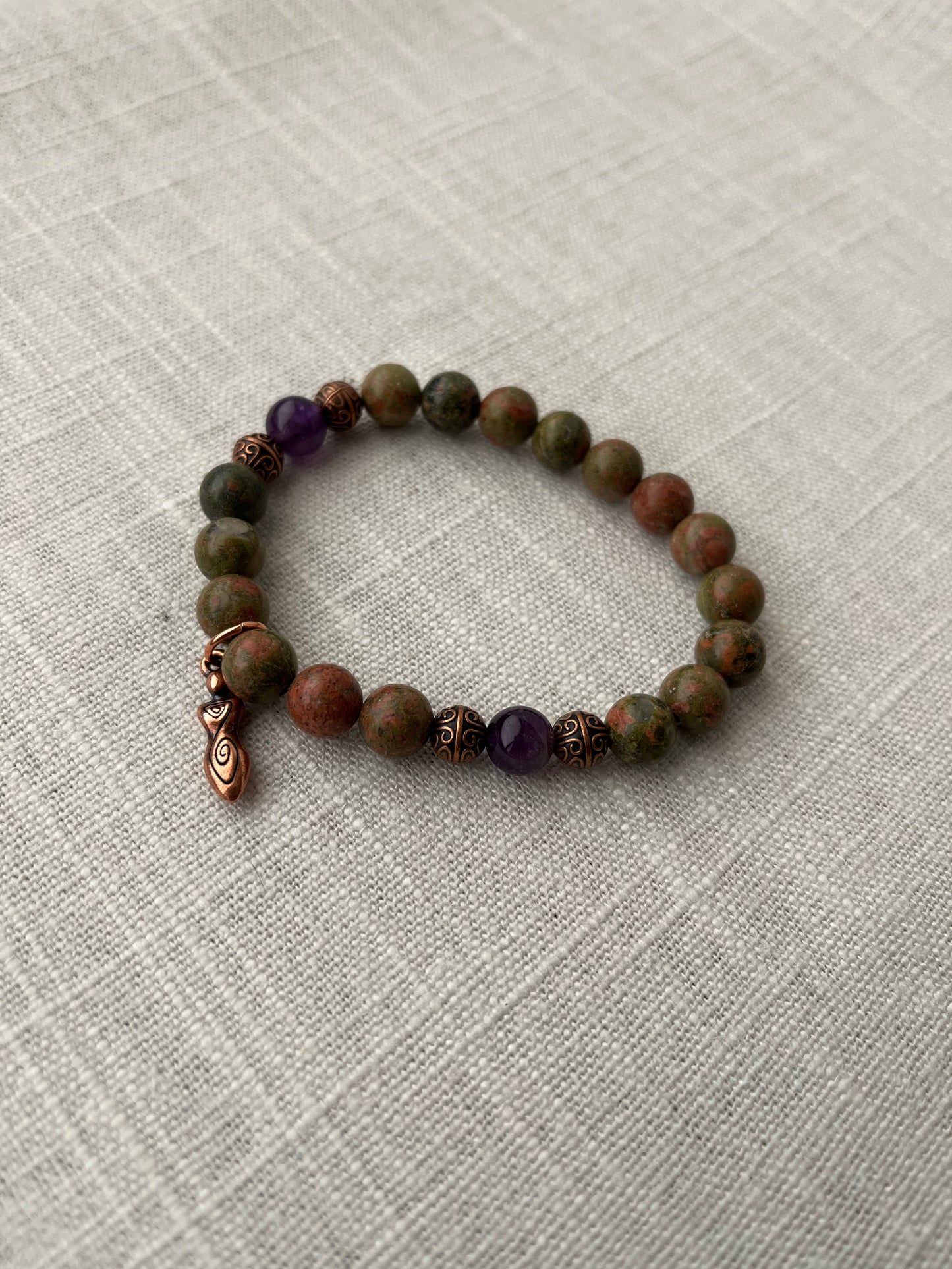 Unakite Bracelet