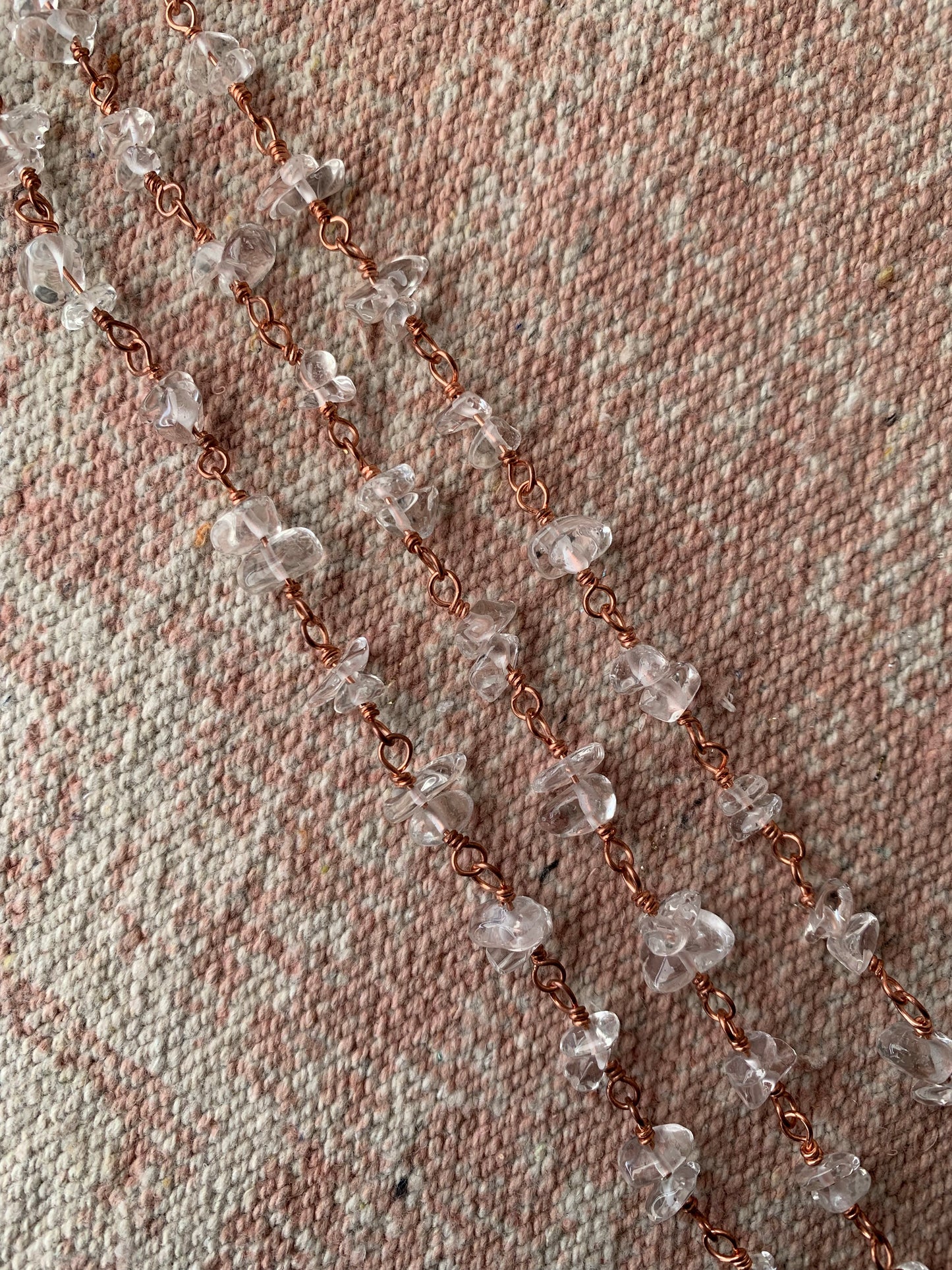 Clear Quartz Bracelet Link