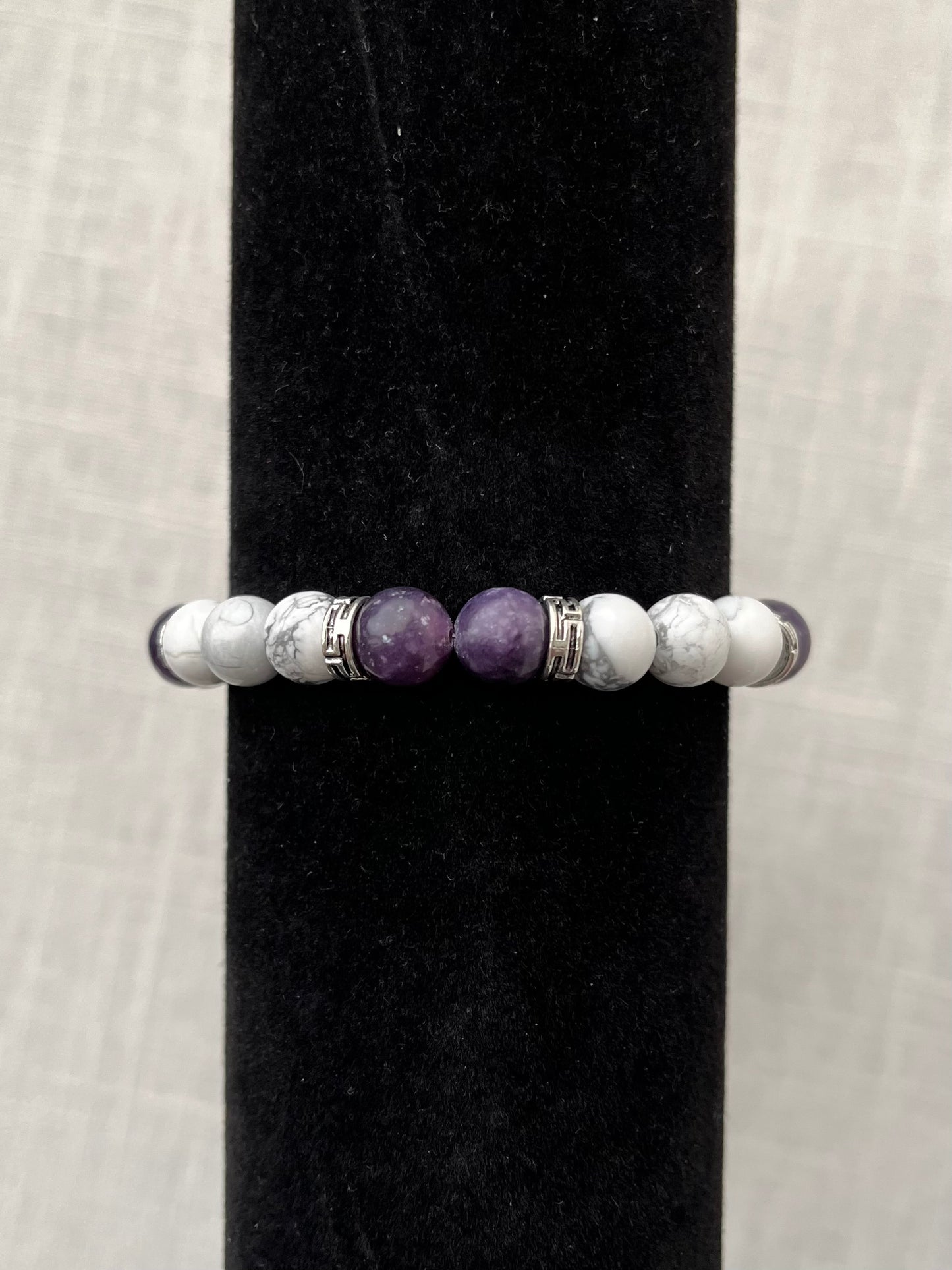 Howlite with Lepidolite Bracelet