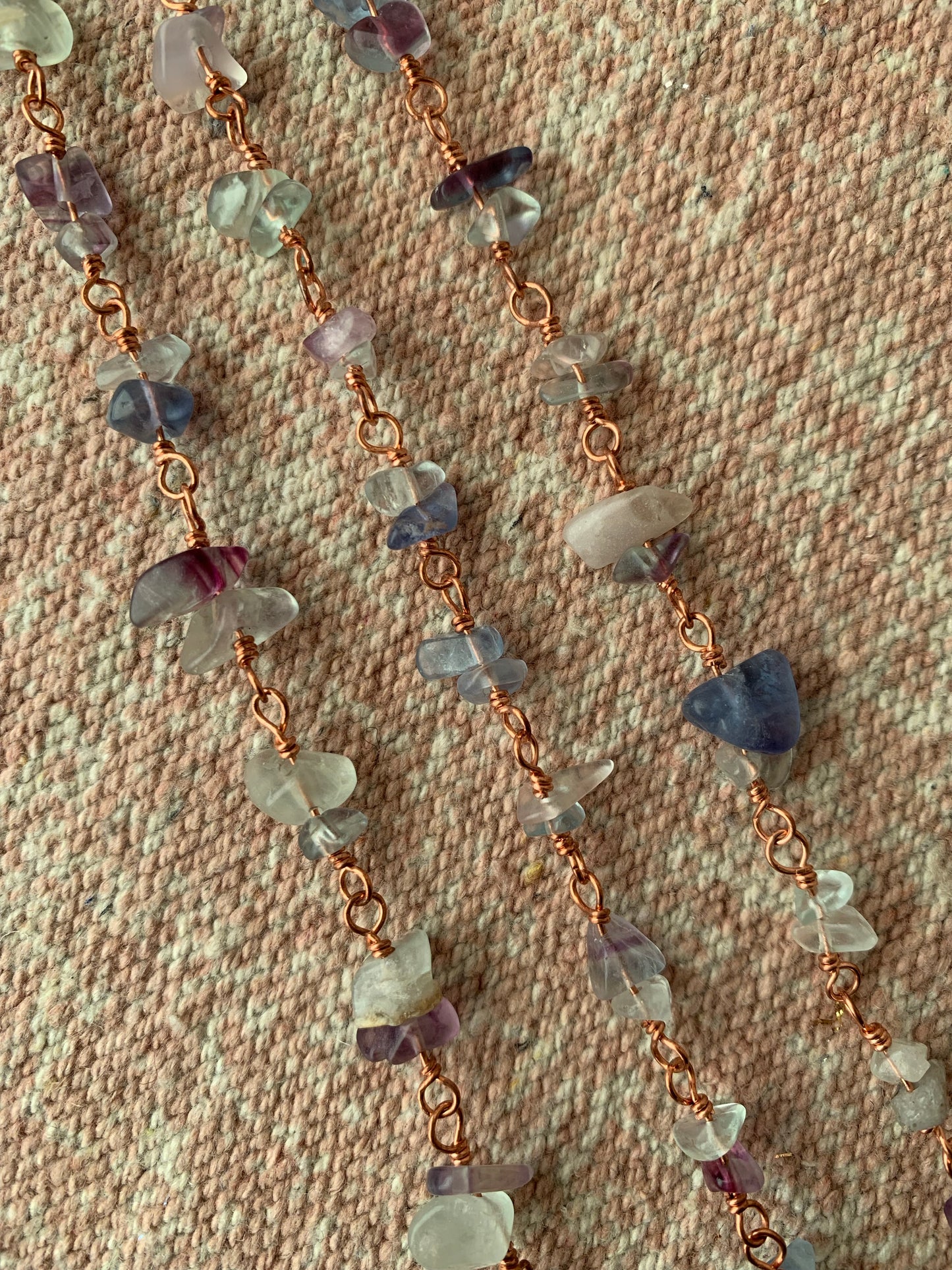 Fluorite Bracelet Link
