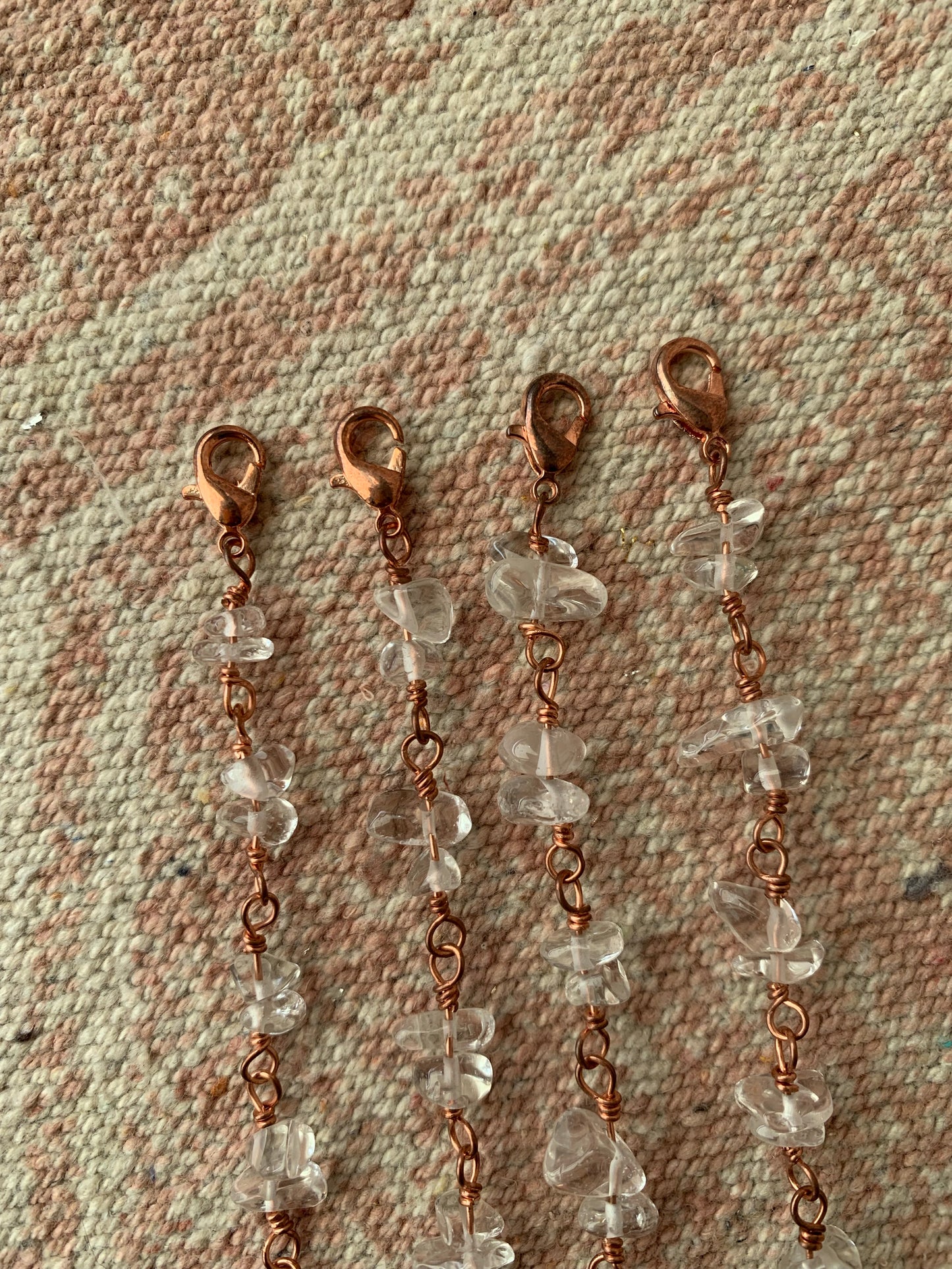 Clear Quartz Anklet
