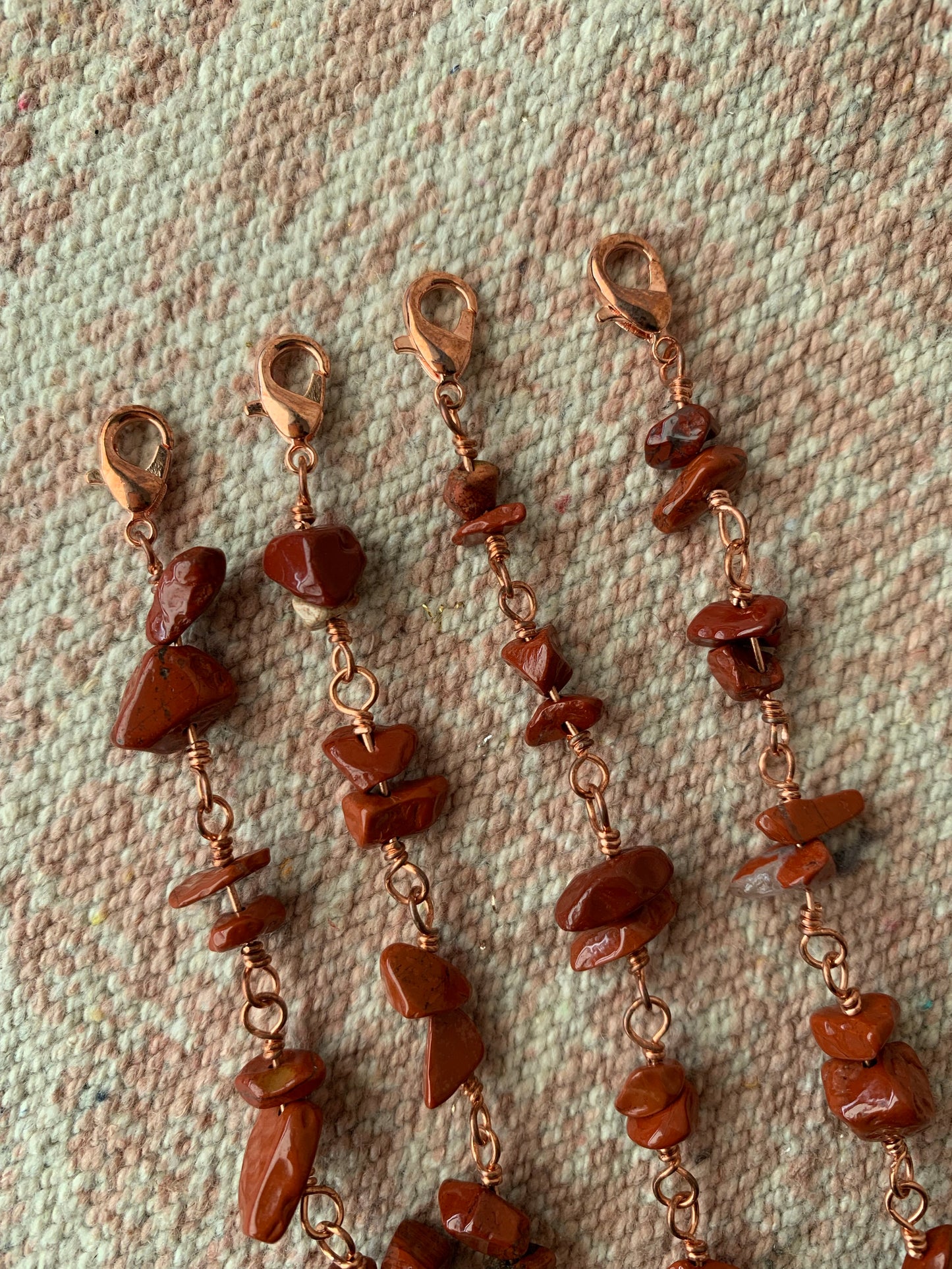 Red Jasper Anklet