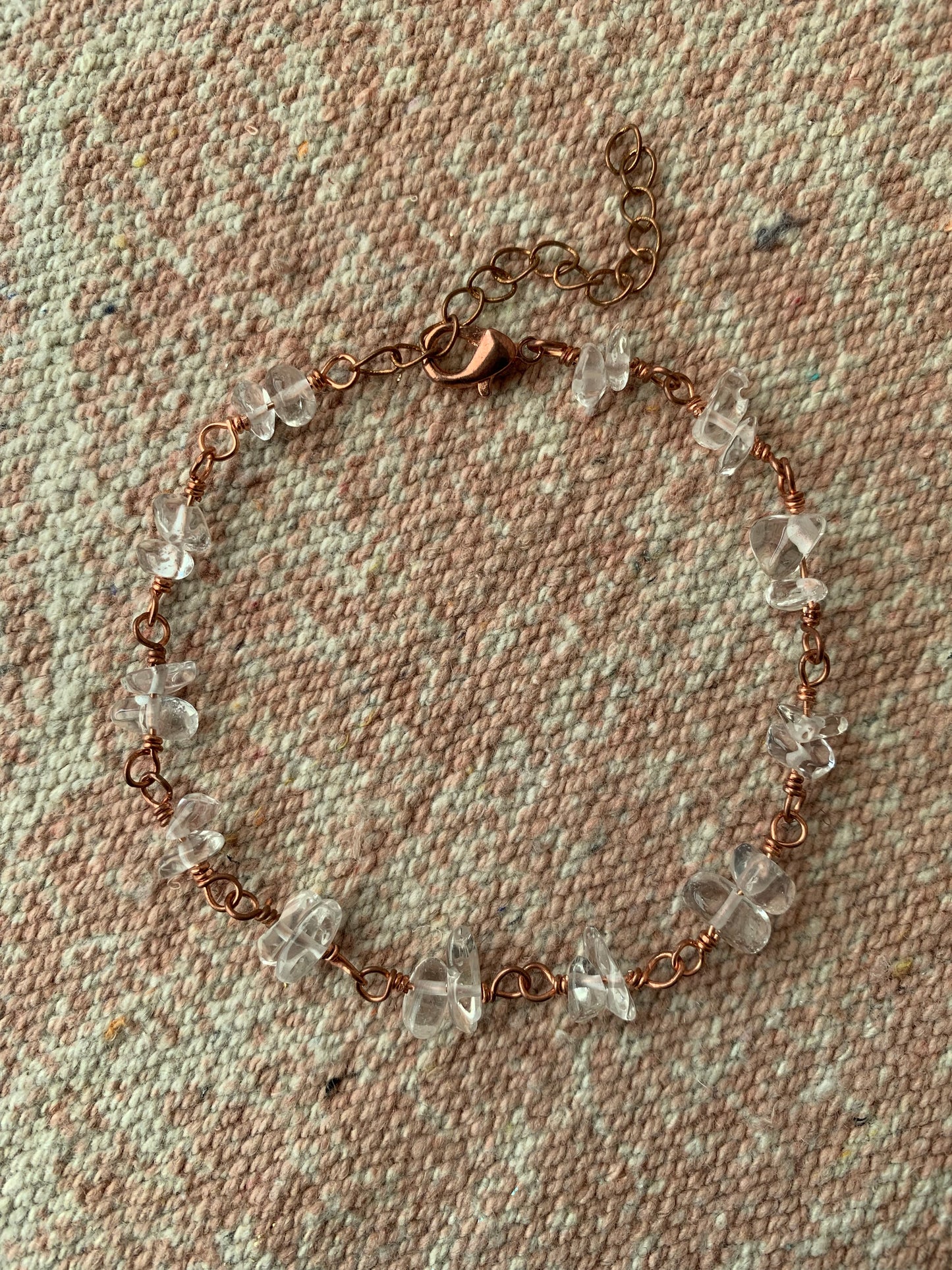 Clear Quartz Bracelet Link