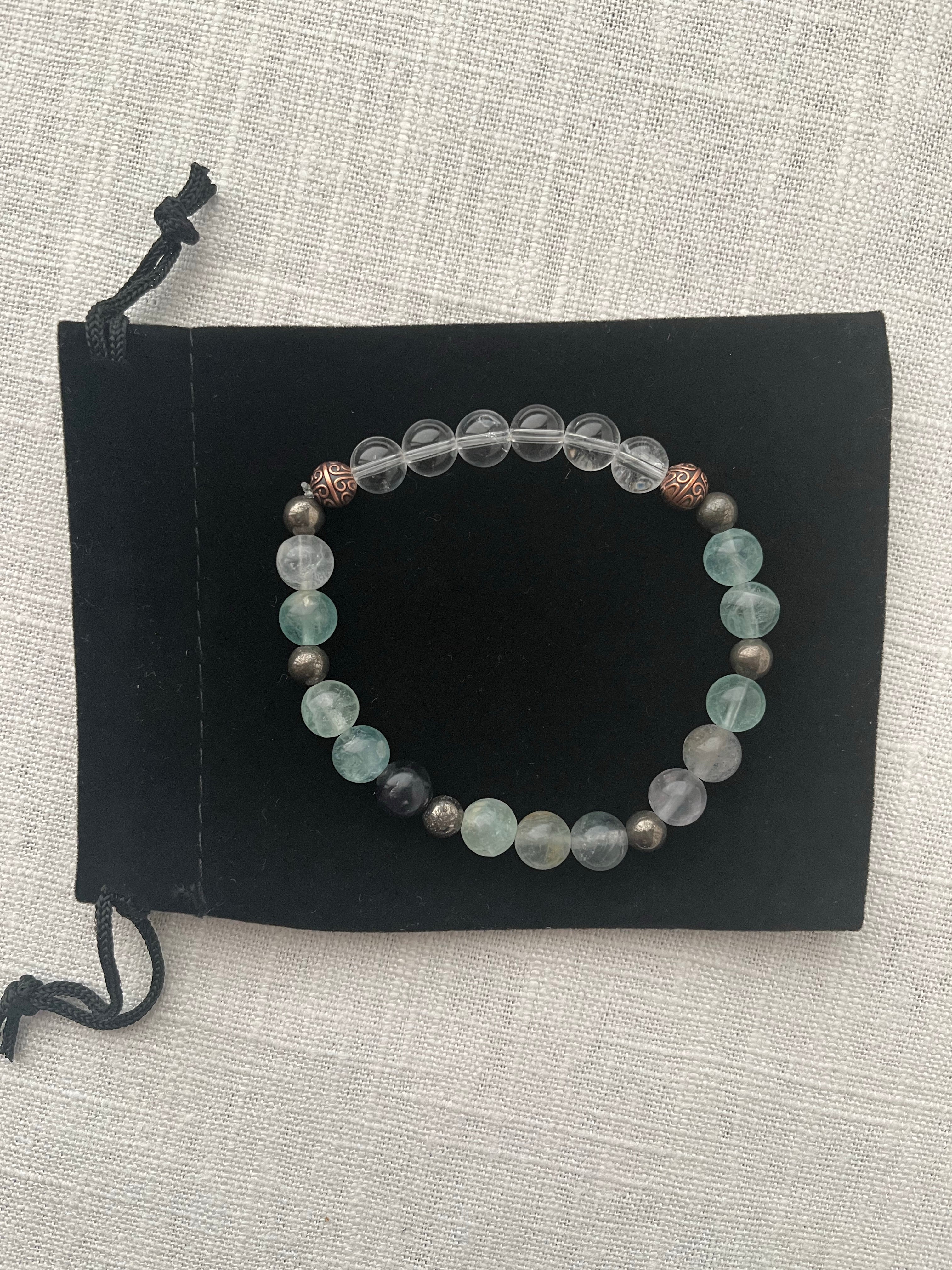 Bracelet Fluorite Intuition - 6/8mm