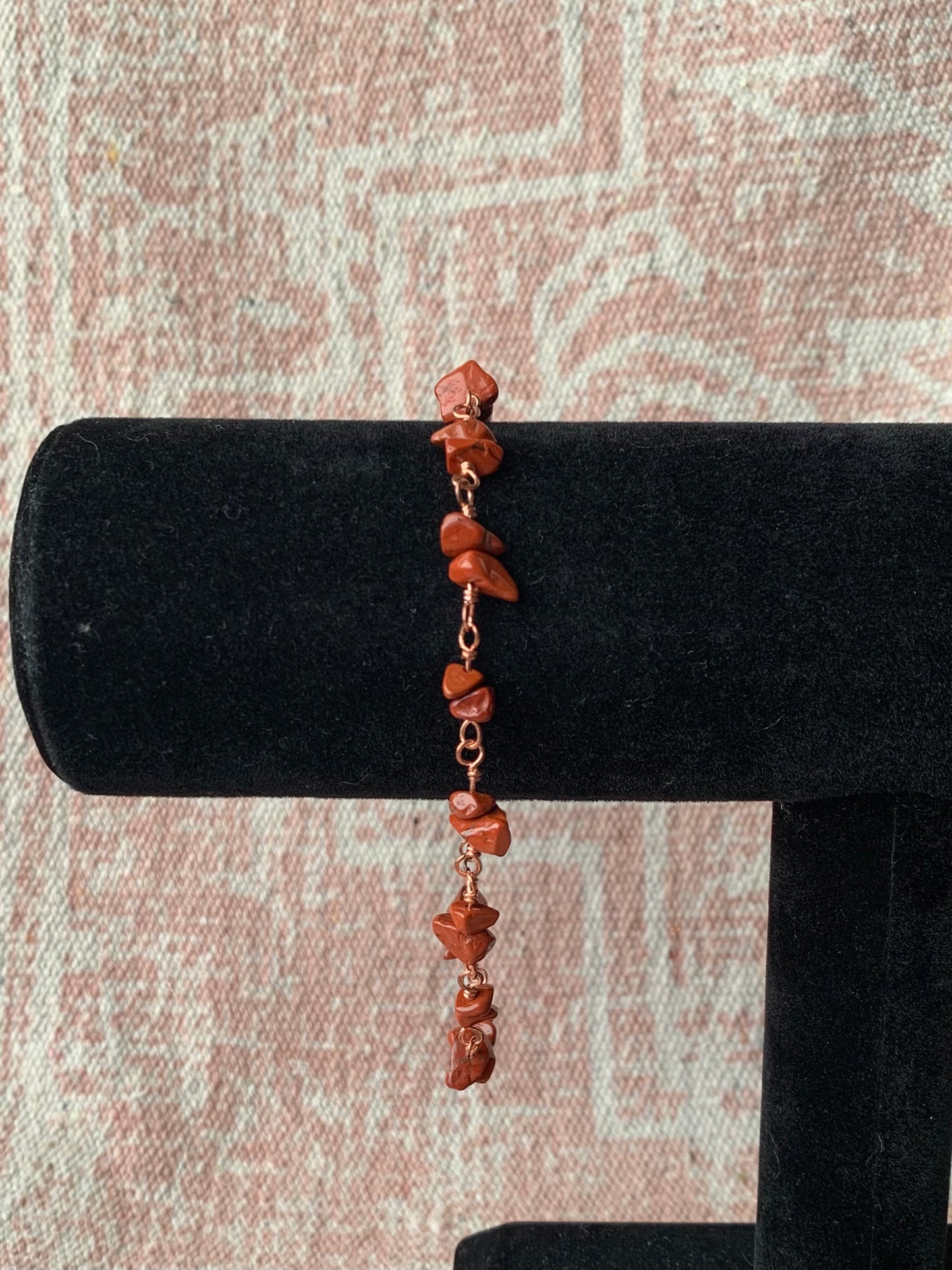 Red Jasper Anklet